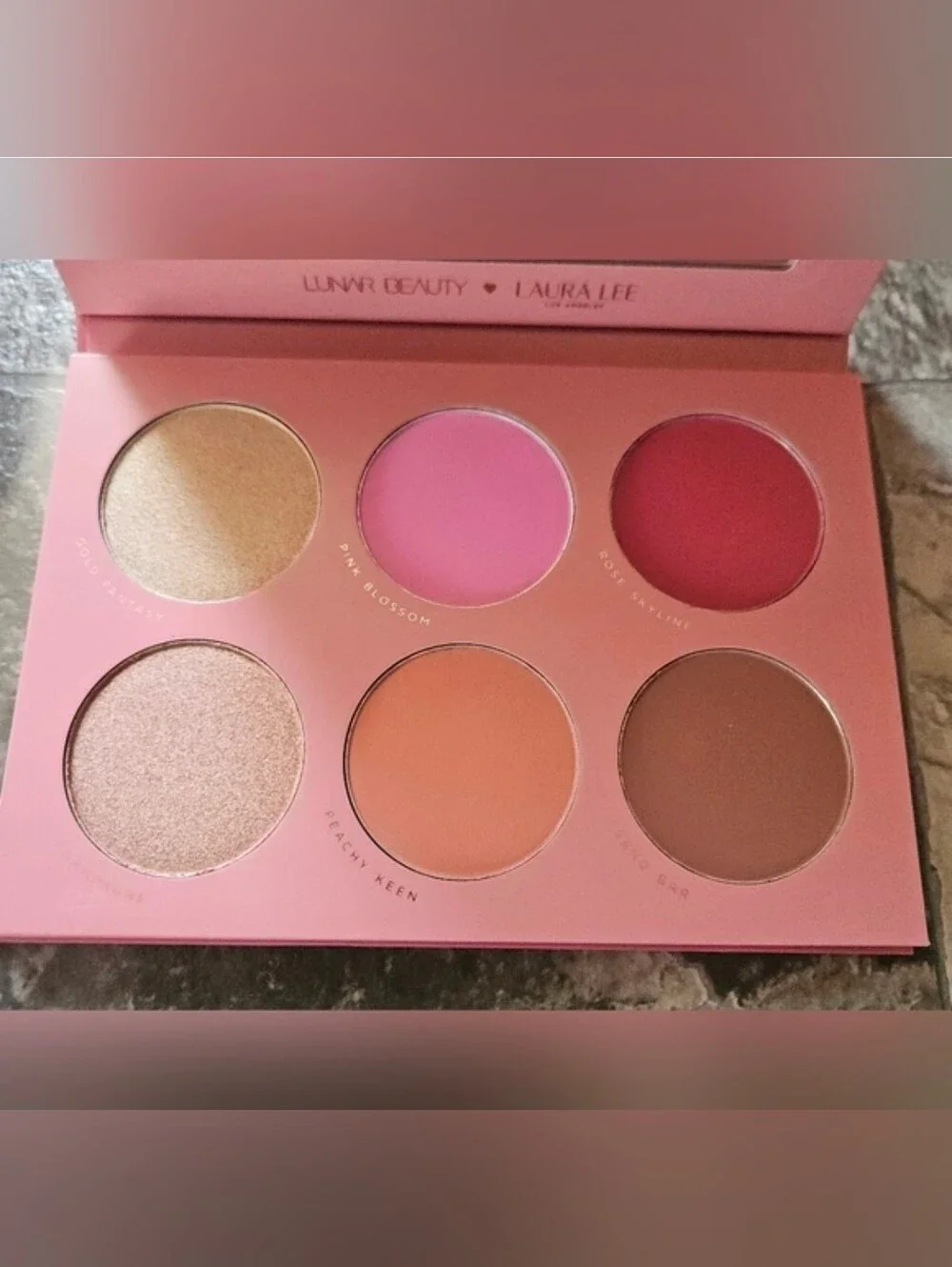Fool Fantasy Blush Palette-  Collab between Lunar Beauty & Laura Lee Los Angeles